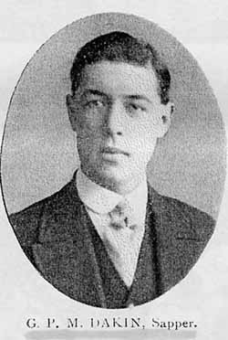 Sapper Gordon Dakin